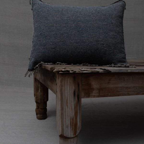 Funda De Cojin Celeste Azul/Gris