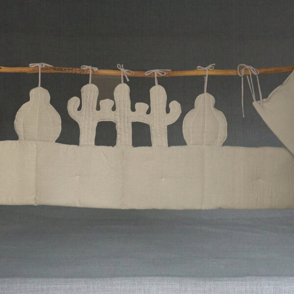 Protector De Cuna  Beige