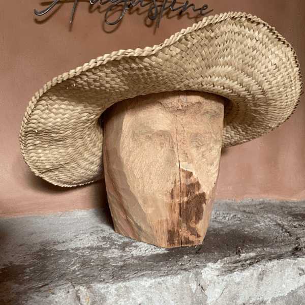 Sombrero Cara De Madera